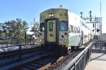 Sunrail Train # P309 arriving into the last stop of Poinciana Station